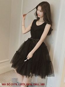 MyDu |  MS 2179 Váy Xòe Lưới Tầng – Thiết Kế Tinh Tế Mặc Đi Tiệc Nhẹ Nhàng