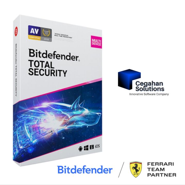 Bitdefender Total Security 1 Year 1 Device Antivirus 2024 By CS (100