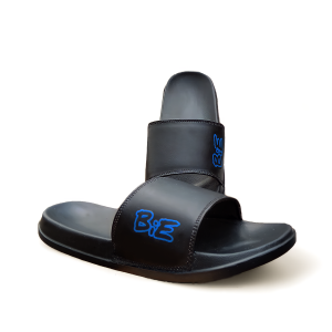 Bie - Sandal Slop Bie Lo Genzha Grey In 1st Gen Black