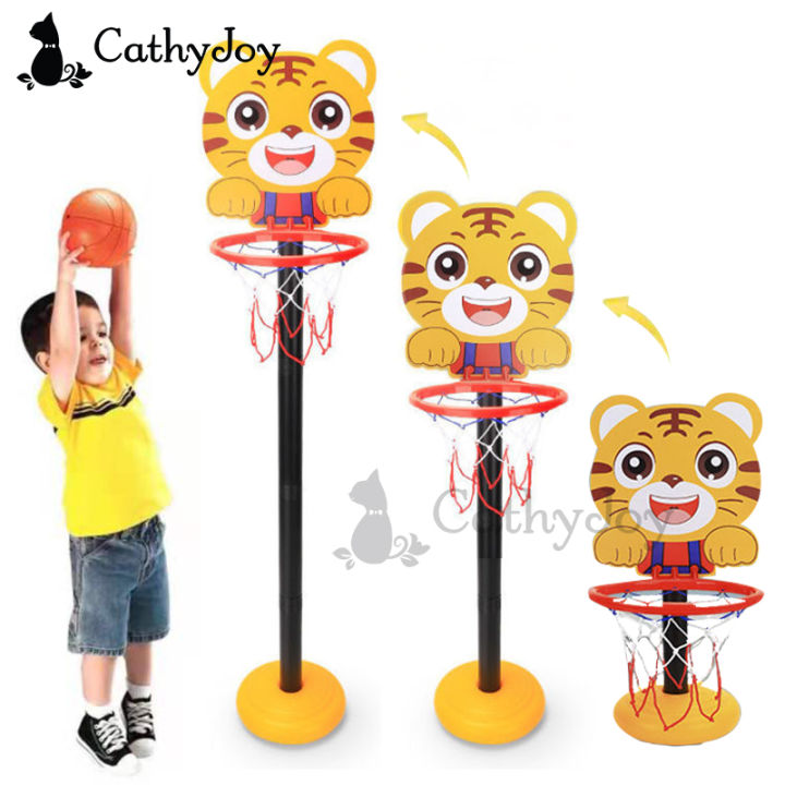 JOY Hooray Kids Baby Basketball Stand Board Hoop Basket Ball Set