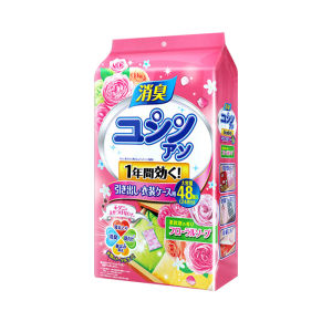 Japanese Moth Balls for Wardrobe: Prevents Mold Moisture & Cockroaches Scented Deodorizer Sachets Indoor Fragrance & Odor Eliminator Tablets with Desiccant 日式樟脑丸衣柜防霉防潮防蟑螂除味香包家用室内芳香去味片干燥剂