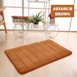 Premium Thick Memory Foam Floor Mat Anti Slip Floor Mat PVC Bottom Carpet 15mm Thickness