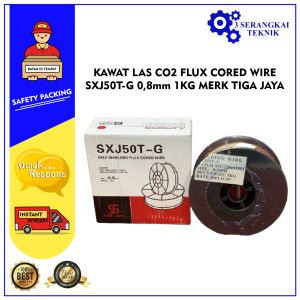 KAWAT LAS CO2 FLUX CORED WIRE SXJ50T-G 0.8mm 1KG MERK TIGA JAYA