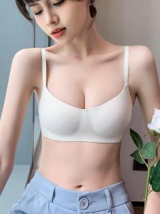 K80. Áo ngực su non không gọng đệm mỏng thoáng khí mặc siêu thoải mái áo lót không đường may cao cấp (có sẵn)