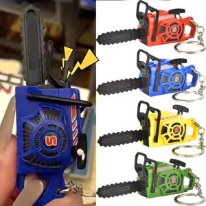 TMMD Độc đáo Móc khóa hình cưa mini Mô phỏng Chủ đề Lái xe rừng Móc khóa hình cưa xích cầm tay Cá nhân hóa Chắc chắn  dây chuyền hình máy cưa xích Du lịch ngoài trời