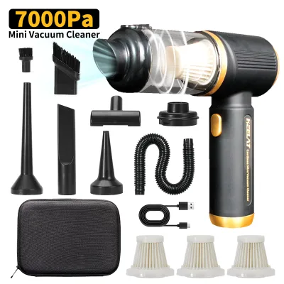 KEELAT KCVC06 2 in 1 Powerful Cordless Clean Machine 7KPa Car Vacuum Cleaner Mini Handheld Blower Rechargble Duster
