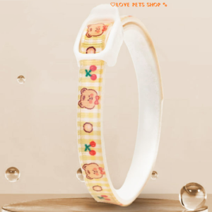 Vòng cổ trị ve rận cho Chó Mèo loại cao cấp có hoạ tiết - Love Pets Shop