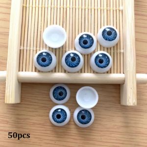 LUZMAR 50pcs Nhựa Mắt an toàn cho búp bê vui nhộn Làm thủ công 12mm Làm mắt khủng long cho con rối Chất lượng cao 7 màu sắc Búp bê mắt tròn