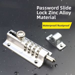 FIGHTINPC Chống gỉ sét Khóa cửa điện tử Chống trộm Mã PIN 4 chữ số Khóa số mật khẩu Khóa ngăn kéo Chống thấm nước Khóa bảo mật Đồ dùng gia đình