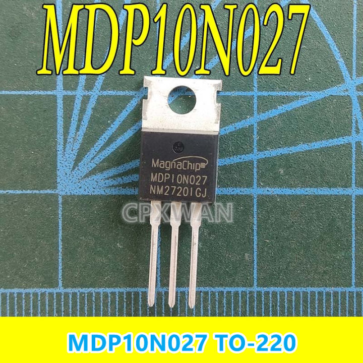 10x MDP10N027 Transistor TO-220 - Perfekt Für Elektronik Projekte & Reparaturen