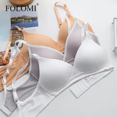 Women bras french style wireless underwear soft thin seamless girl  intimaties sexy lingerie