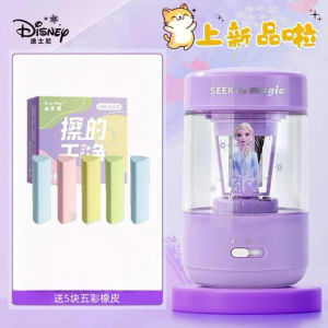 【SG Seller🇸🇬】Disney Electric Pencil Sharpener | Automatic 3-Speed Rechargeable Sharpener for Kids