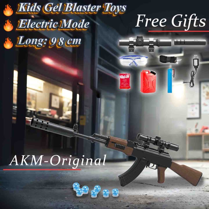 AKM Gel blasters high end Electric + manual dual mode gel blasters gun ...