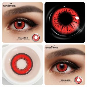 (COD)🧛🧛 FANTASY Softlens Merah Softlens Cosplay Manga Anime Naruto Halloween Kartun Lensa Kontak lensa mata soflent 1 paket ori murah normal softlens ukuran 14.5mm