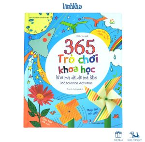 Sách - 365 Trò Chơi Khoa Học Khó Mà Dễ Dễ Mà Khó - Cho Bé Từ 5 Tuổi - Đinh Tị