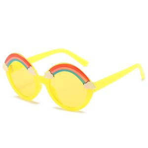 Indo - Kacamata Anak Rainbow / Kacamata Anak Korea Style Rainbow Awan Lucu Import / Kacamata Anak Motif Pelangi / Rainbow Sunglasses