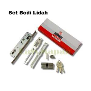Body Kunci / Lock Case Sliding / Lock Body Lidah 24cm Merk SLG