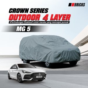 4 Layer Cover MG 5 Sarung Mobil Super Outdoor Anti UV & Waterproof BRICKS