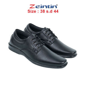 Zeintin - Sepatu Pantofel Pria Formal Kerja Kantor Sepatu Oxford Pria Hitam Polos BJ