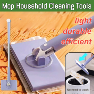 Dishwashing Tools Wet Mopping for Strong Water Absorption Intelligent Household Mop Auto-clamping