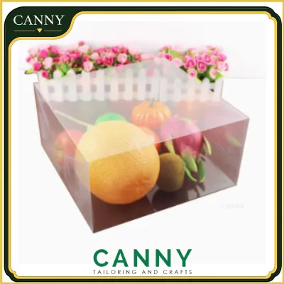 1 PCS PVC TRANSPARENT BOX WITH COVER / KOTAK HANTARAN TRANSPARENT / KOTAK HADIAH (1 PCS)