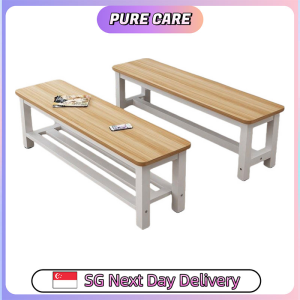 【Pure Care】 Wooden Shoe Bench Shoe Rack Stool Household Shoe Changing Stool Bench Thickened