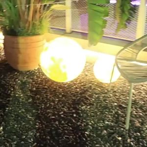 SXH  Solar Moon Lamp Outdoor Villa Garden Courtyard Lamp Internet Celebrity Landscaping Moon Lamp Atmosphere Lamp led Landscape lamp