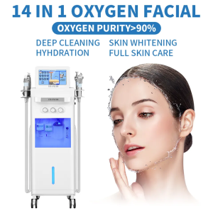 15 In 1 Multifunctional Dermabrasion Skin Face Cleaning Fractional RF Handle Oxygen Peel Skin Care Beauty Facial Machine