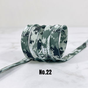 Pair 120cm Camouflage Flat Shoe Lace Premium Quality Cotton Solid Color Sintas Sneakers Basketball