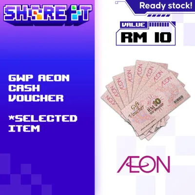 NOT FOR SALE AEON CASH VOUCHER RM10 - GIFT With Purchase