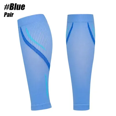 Buzesty Calf Compression Sleeve for Men & Women 20-30 mmHg Leg compression Sleeve Footless Compression Socks Shin SplintsVaricose Vein Treatment for Legs & Pain Relief (1 Pair)