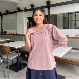 Yoenik Apparel Seongnam Shirt – Atasan Wanita – Blouse Wanita Korea - Kaos Korea