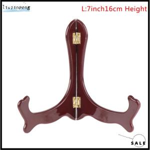 [liujinpeng] Wooden Easel Wood Wedding Table Photo Card Stand Plate Display Holder Home Decor