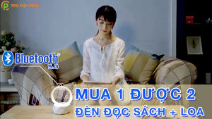 Đèn ngủ 2 trong 1 Loa Bluetooth 5.0 có Đèn đọc sách