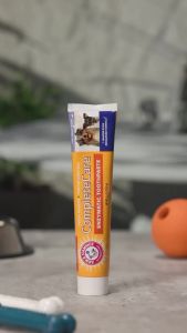 Arm & Hammer  Comprehensive Care Enzyme Dog Toothpaste 6.7  Ounce ( about  175.8  Gram )-Toothpaste  Suitable for puppies and dogs  Tooth care and cleaning teeth 6.7  Ounce ( about  175.8  Gram )