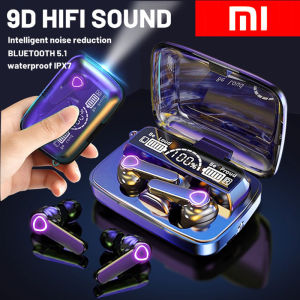 🎧【Readystock】 + FREE Shipping 🎧 Xiaomi M19 headset TWS Earphone Intelligente Touch Control Wireless Bluetooth-compatible Headphones Waterproof LED Display With Mic