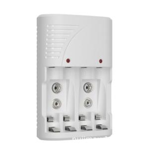 เครื่องชาร์จที่เป็นมิตรกับการเดินทางขนาดกะทัดรัดสำหรับอะแดปเตอร์ชาร์จเซลล์ขนาด AA 3A 9V พร้อมคุณสมบัติป้องกันการชาร์จเกิน