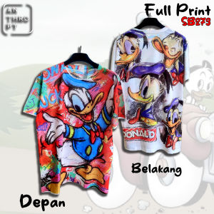 Kaos Distro Sablon Full Print SB273 Pria Oblong Baju Atasan Lengan Pendek Dewasa