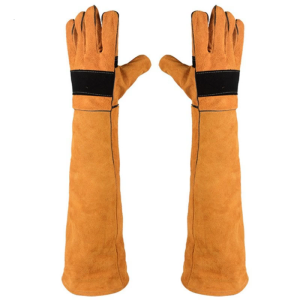 45cm/60cm Multifunction Glove for Gardening Falconry Dog Training Animal Handling Gloves Puncture Proof Leather Gloves