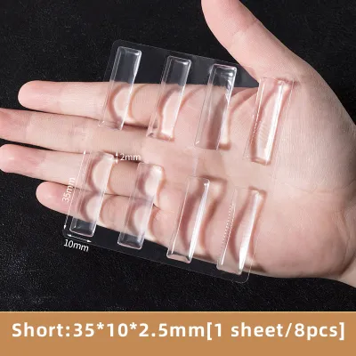 Houseeker 4/8/10pcs Self Adhesive Buffer Pads Silicone Door Stopper Cabinet Bumpers Furniture Refrigerator Anti-crash Pad Wall Protector