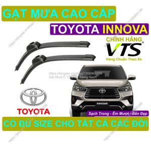 Gạt Mưa Silicon Kính Lái Toyota INNOVA Cặp Gạt M.ưa Kính Lái Toyota INNOVA Có Đủ S.ize Cho Các Đời Xe Toyota INNOVA