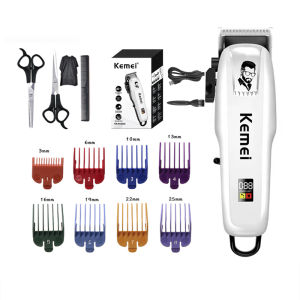 Kemei RazorHair Clipper Professional LCD Electric Hair Clipper for Men Wireless Trimmer KM-PG809A The Meridian Shaver