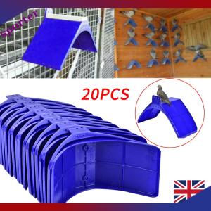 Sporter 20 chiếc thiết bị cho chim bồ câu V cho thú cưng Chim Đậu đứng yên cho chim bồ câu đua giá đỡ UK