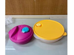 Tupperware Large Crystal Wave Divided Dish COMBO SET - 92419