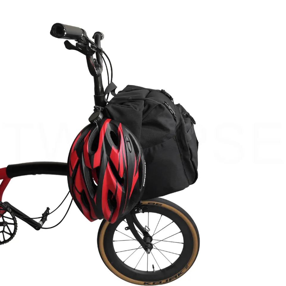 TWTOPSE Bicycle Backpack Borough Roll Top Bag For Brompton Folding