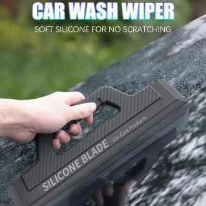 Car Window Squeegee Water Wiper Non-Scratch Soft Silicone Handy Squeegee Car Wrap Tools Car Clean Accessories