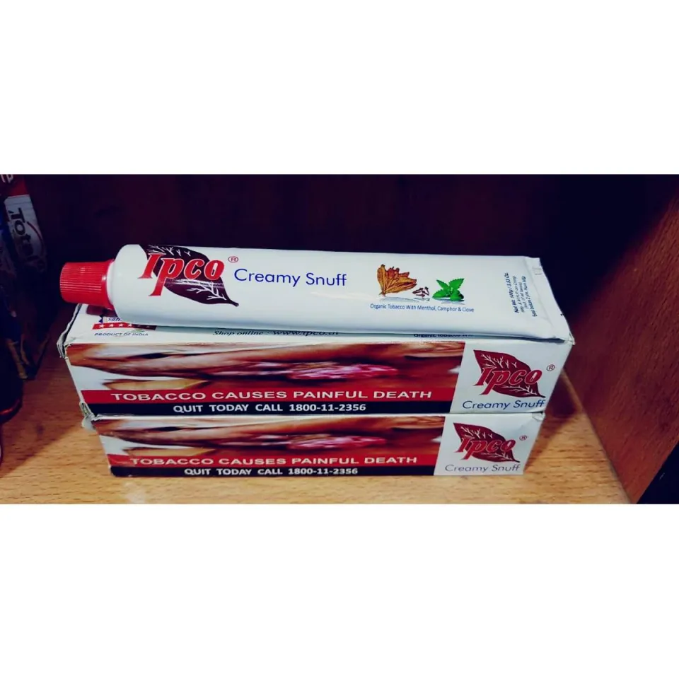IPCO Creamy Snuff is a tobacco product and not a Medicine or Oral care  product Taste Of India Tobacco Product Smoking Oral Care Alternative -  Lazada