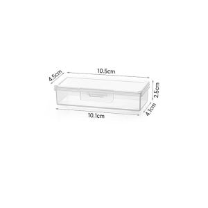 OWMXZL Có Nắp Hộp đựng trong suốt Nhựa Đa năng Hộp đựng Nhỏ Thẻ ảnh Hộp đựng đồ nhỏ Để đựng trang sức