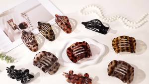 Obeoby 10 Pcs Flat Hair Clips for Women 3 Styles French Flat Claw Clips for Thin Thick Hair Medium Duckbill No Slip Hair Accessories Barrettes Girls