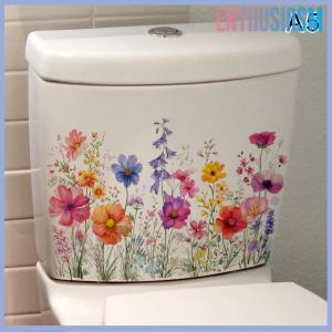 【Enthusiasm】🌟🌟【Hot Sale】🎈 Various Green Plants Flowers Wall Sticker Bathroom Toilet Decor Decals Living Room Cabinet Home Decoration Self Adhesive Mural